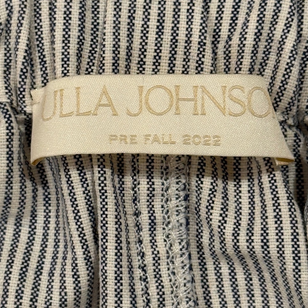 Ulla Johnson Two-Tone Blue & Cream A-Line Skirt - Picture 4 of 6